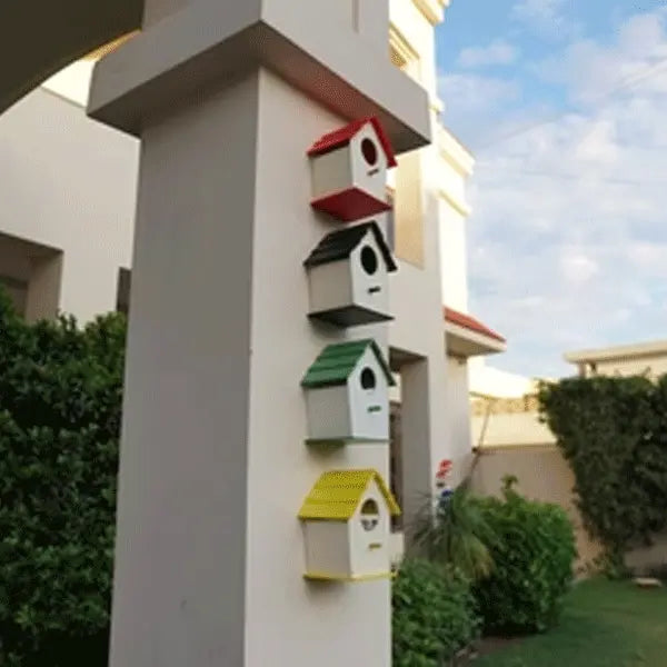 (Pack Of 4) PVC Bird House Waterproof New Style haikalpk