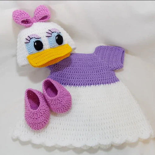 Handmade Baby Dress Duck Style (3 Piece Set)