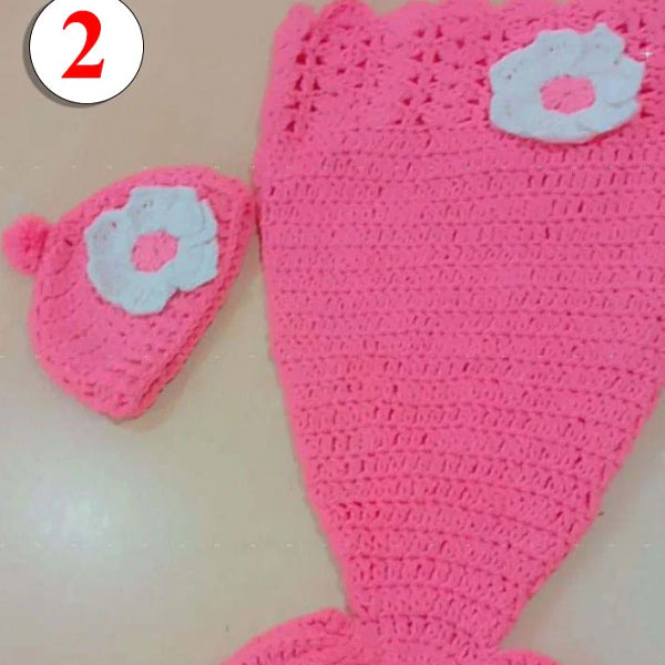 Handmade Baby Wrapping dress dolfin fish Product (2 Pieces)