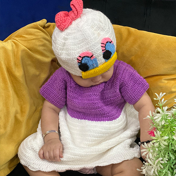 Handmade Baby Dress Duck Style (3 Piece Set)