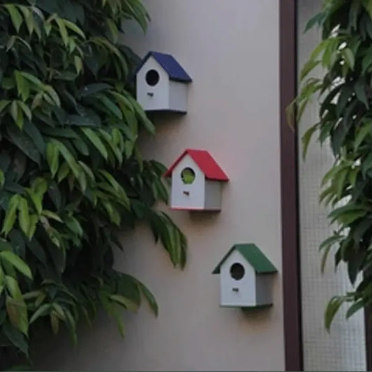 (Pack Of 4) PVC Bird House Waterproof Plain haikalpk