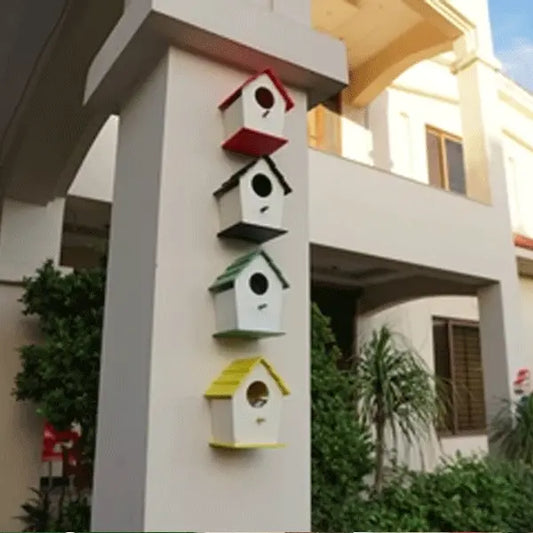 (Pack Of 4) PVC Bird House Waterproof New Style haikalpk