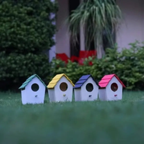 (Pack Of 4) PVC Bird House Waterproof New Style haikalpk