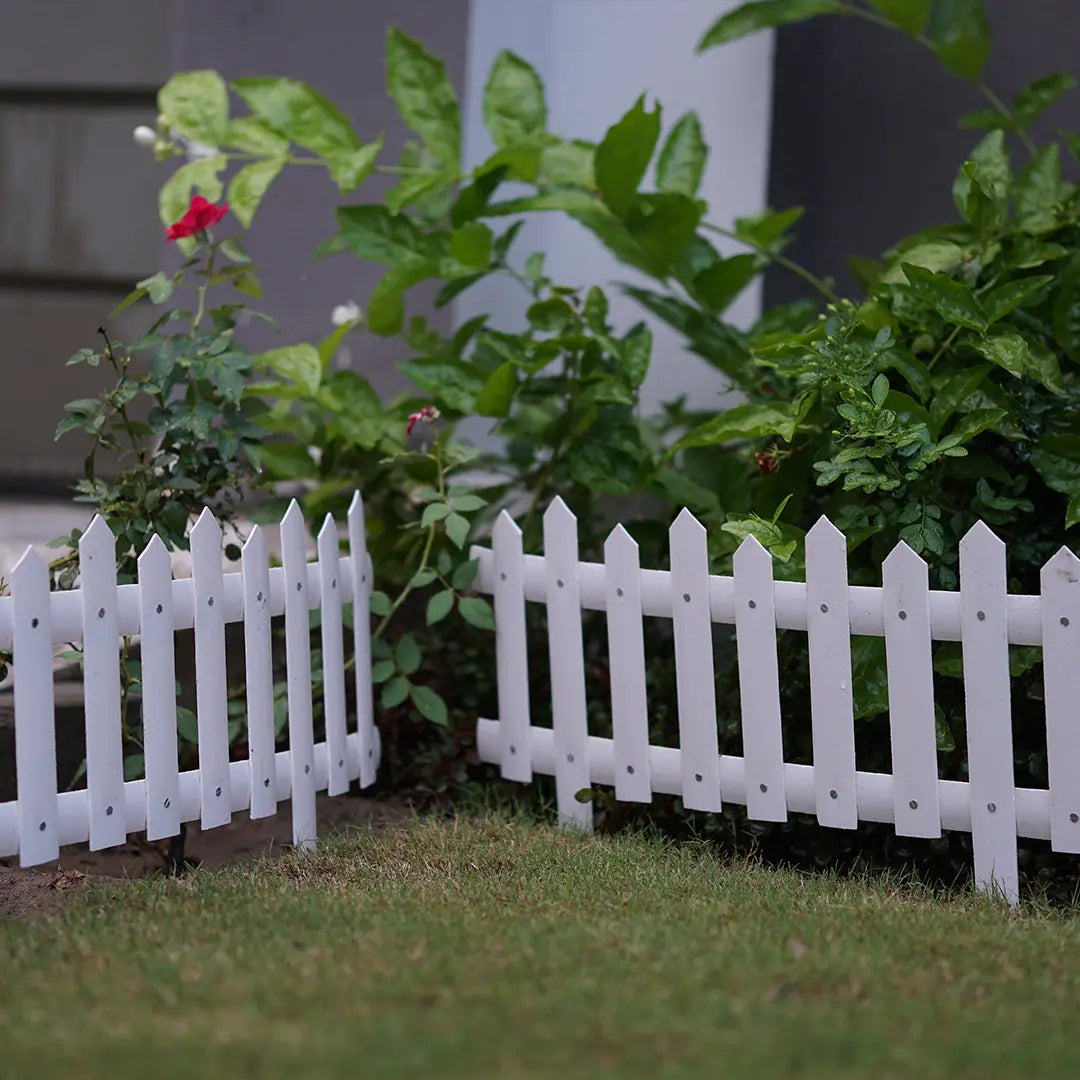 (Pack Of 3 ) PVC Garden Fence haikalpk