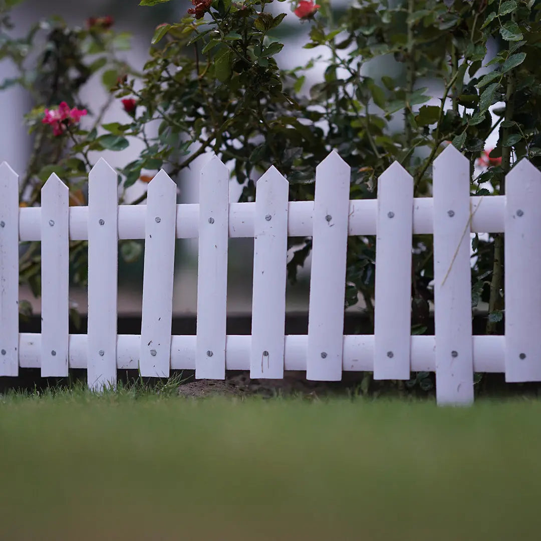 (Pack Of 3 ) PVC Garden Fence haikalpk