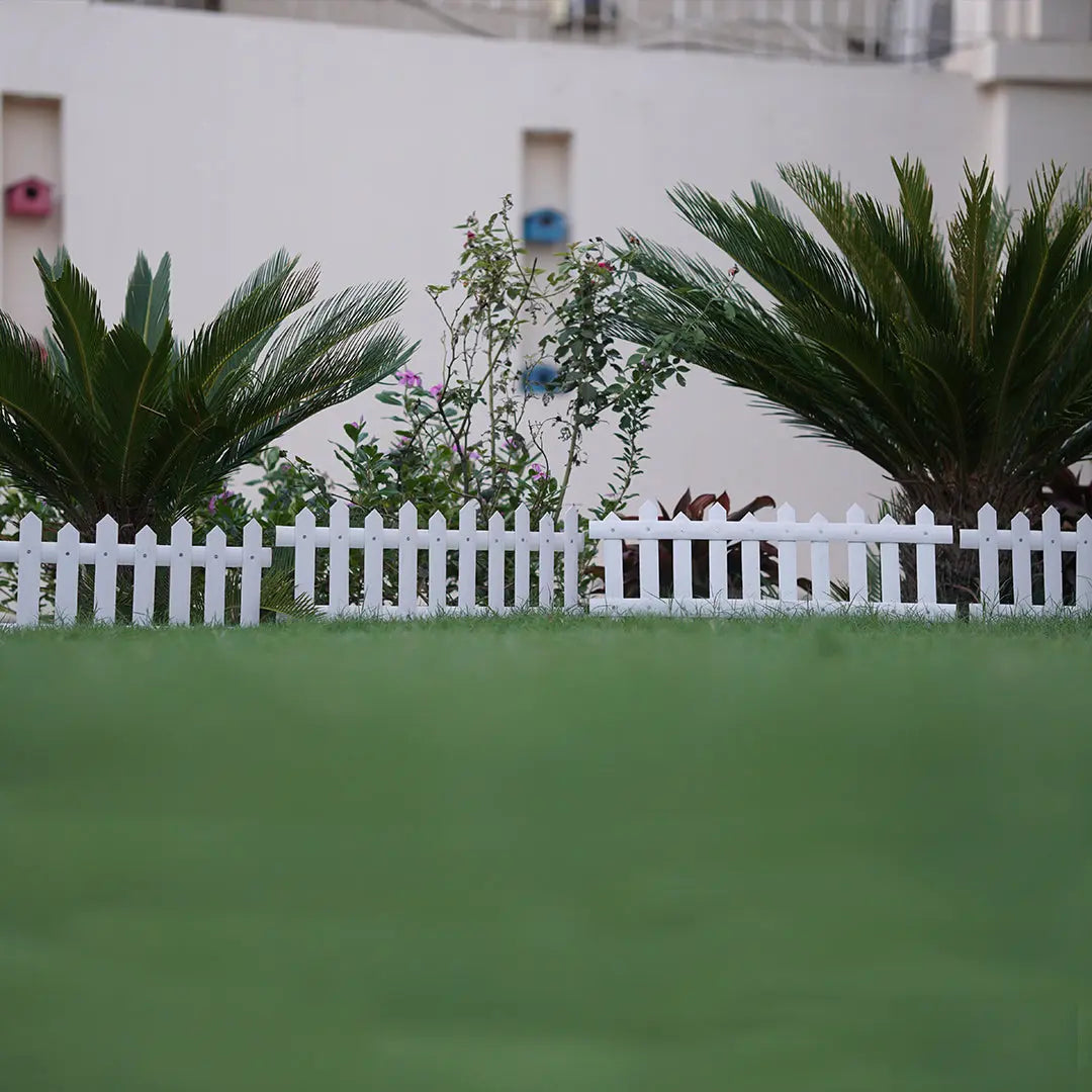 (Pack Of 3 ) PVC Garden Fence haikalpk