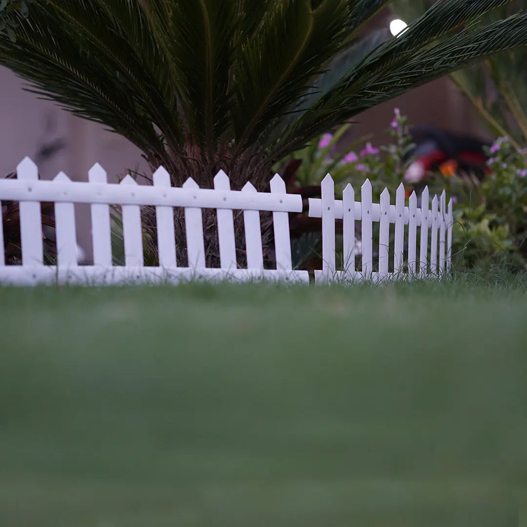 (Pack Of 3 ) PVC Garden Fence haikalpk