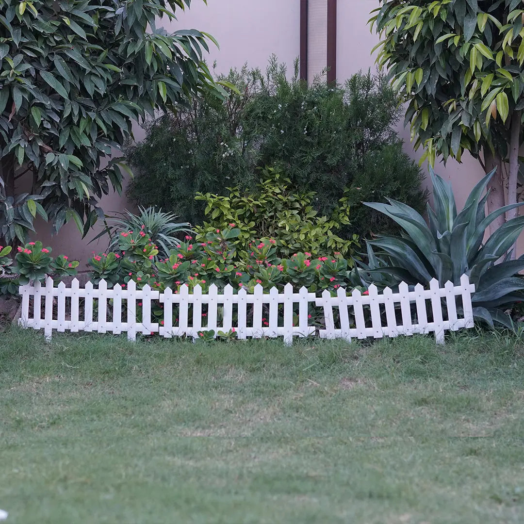 (Pack Of 3 ) PVC Garden Fence haikalpk