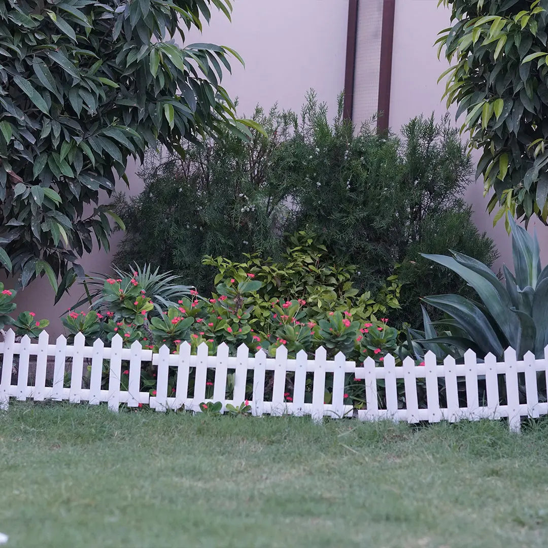 (Pack Of 3 ) PVC Garden Fence haikalpk