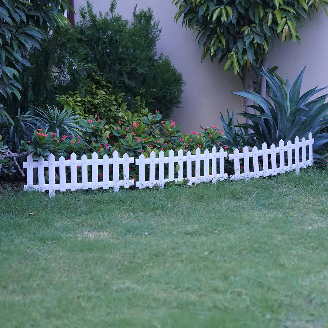 (Pack Of 3 ) PVC Garden Fence haikalpk