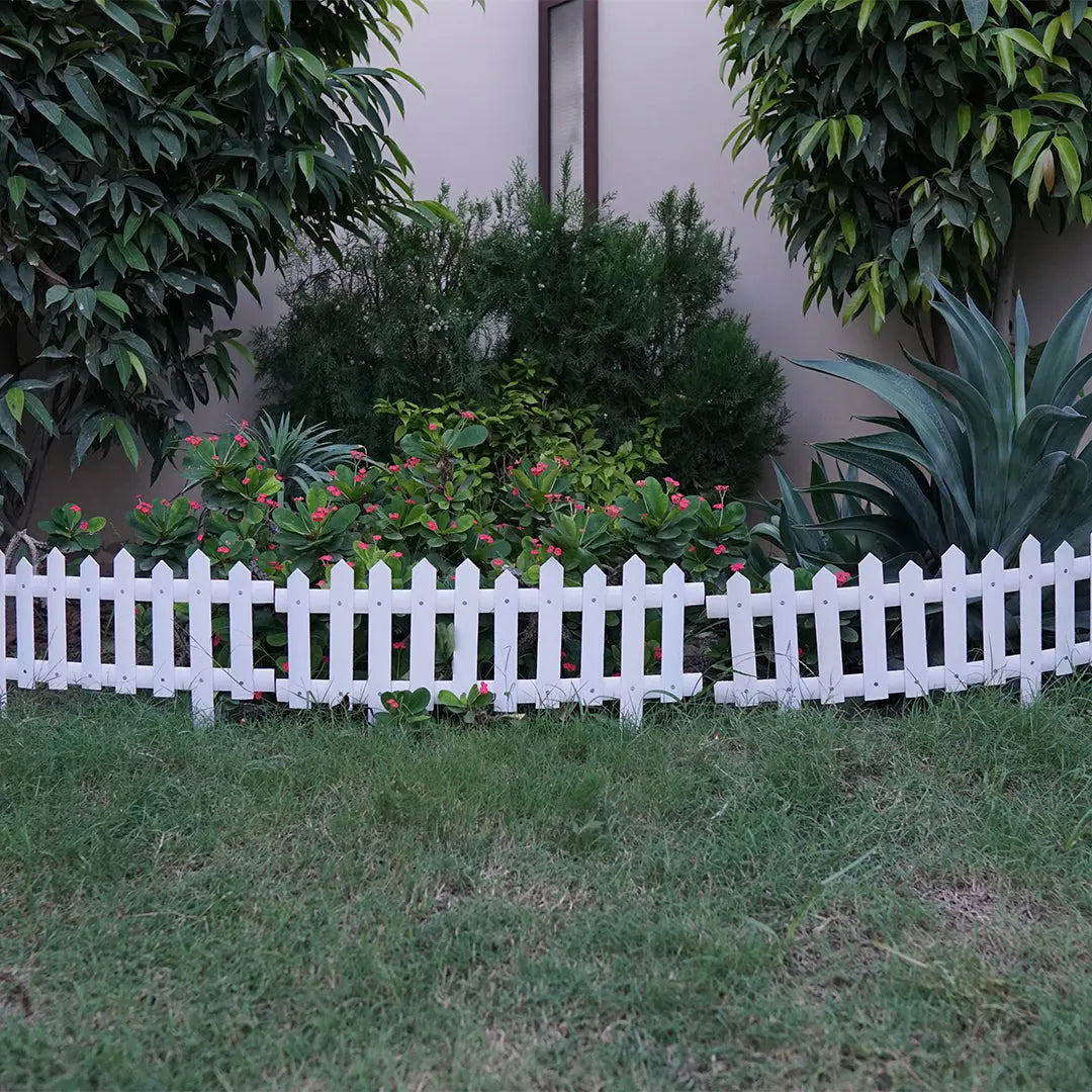 (Pack Of 3 ) PVC Garden Fence haikalpk