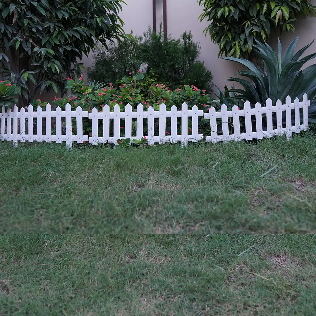 (Pack Of 3 ) PVC Garden Fence haikalpk