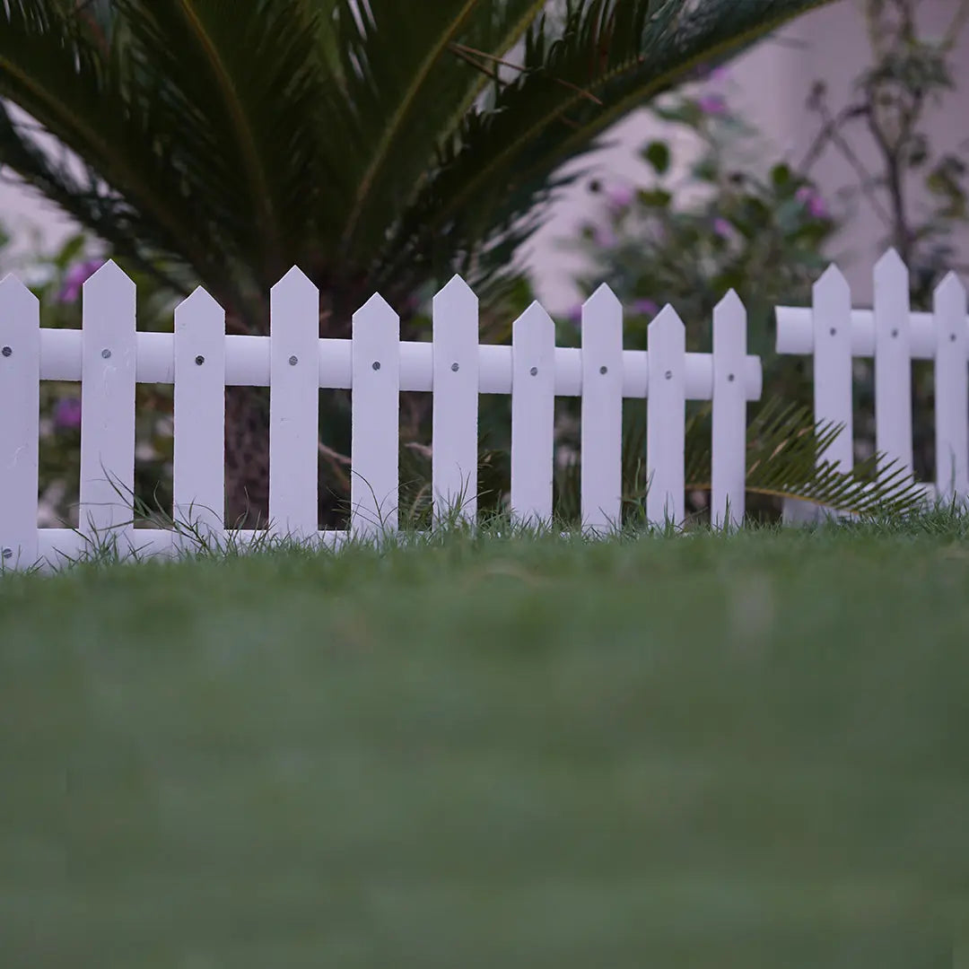 (Pack Of 3 ) PVC Garden Fence haikalpk