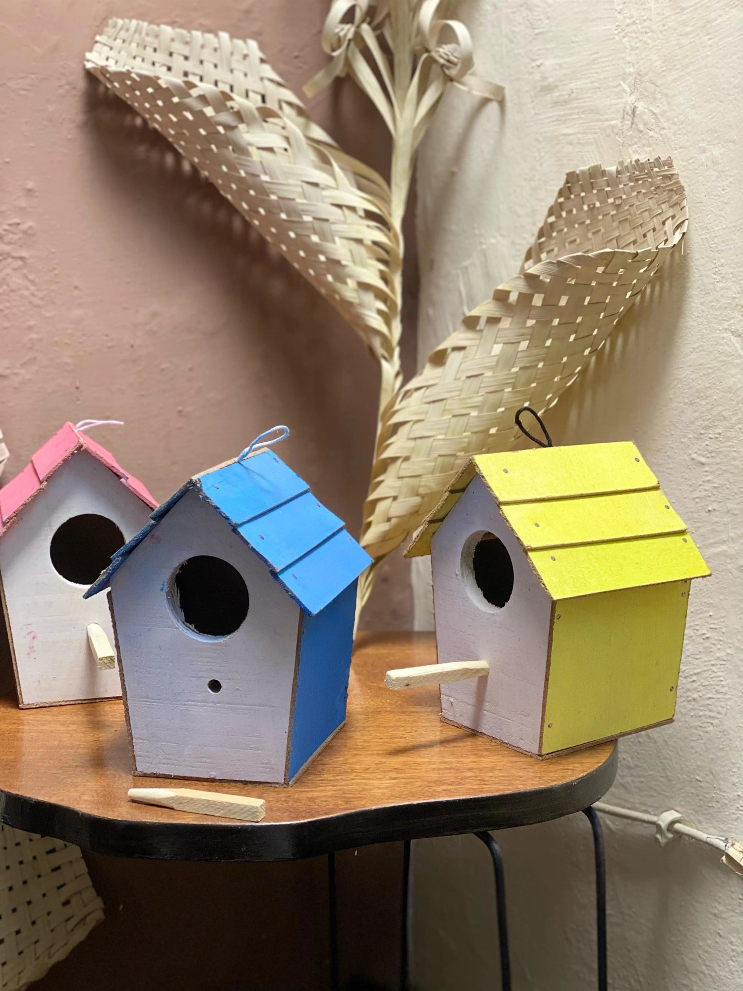 (Pack Of 3) Wooden new style Bird House haikalpk